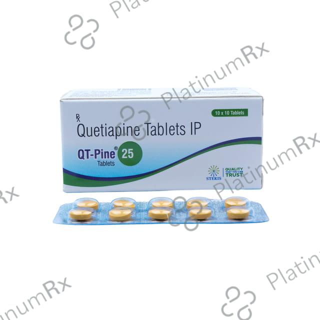 QT Pine 25mg Tablet 10s