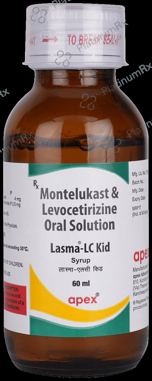 Lasma LC kid 2.5/4mg Syrup 60ml