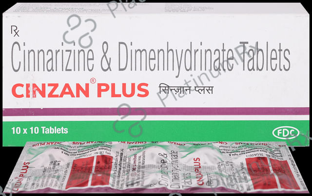 Cinzan Plus 20/40mg Tablet 10s