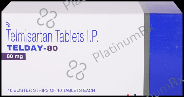 Telday 80mg Tablet 10s
