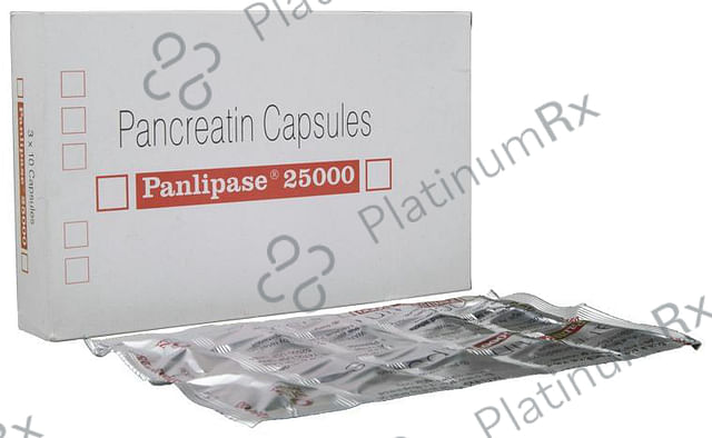 Panlipase 25000 Capsule 10s
