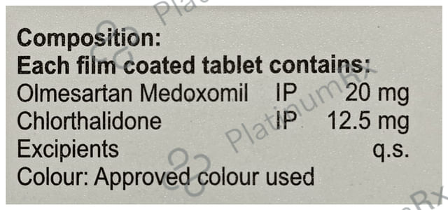 Olmeraas CH 20mg/12.5mg Tablet