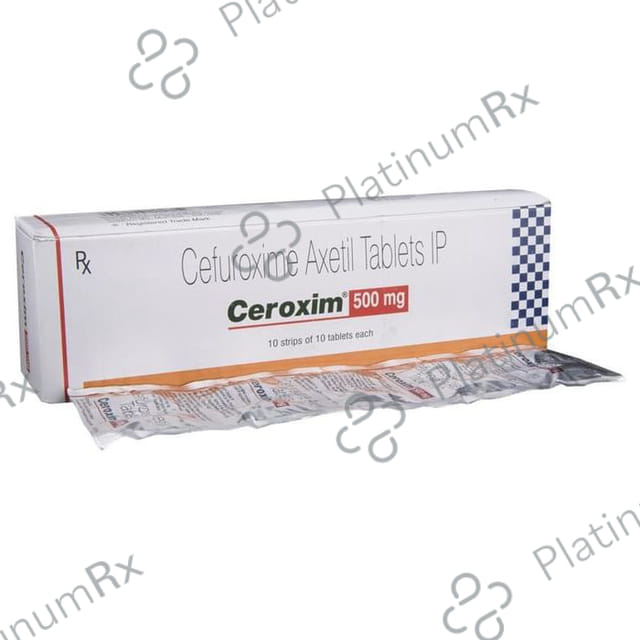 Ceroxim 500mg Tablet 10s