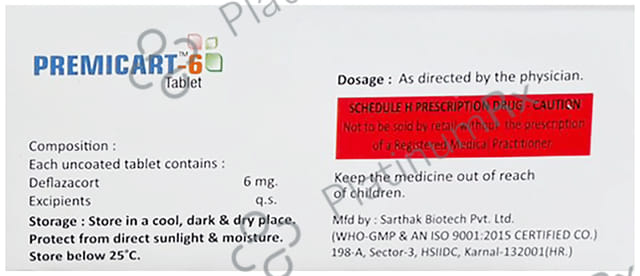 Premicart 6mg Tablet 10s