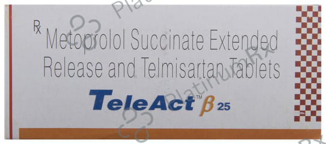 Teleact Beta 25/40mg Tablet ER 10s