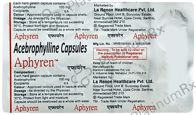 Aphyren 100mg Capsule 10s