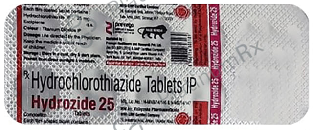 Hydrozide 25mg Tablet 10s