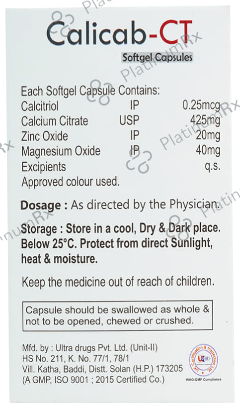 Calicab CT Softgel Capsule 10s