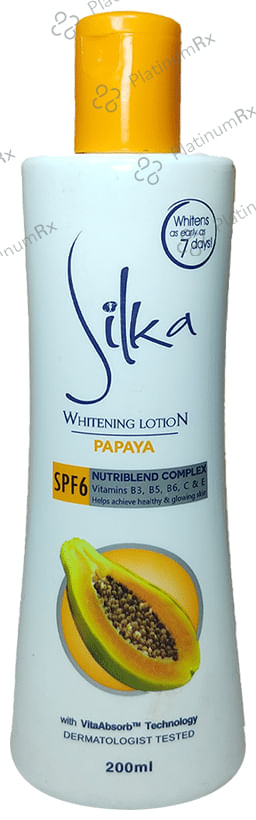 Silka Papaya Whitening Lotion