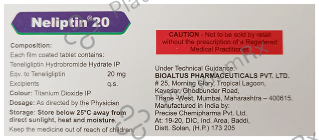 Neliptin 20 Tablet