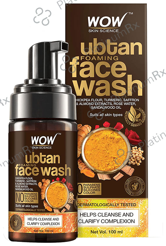 WOW Skin Science Ubtan Foaming Face Wash