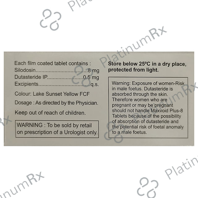 Maxvoid Plus 0.5/8mg Tablet 15s