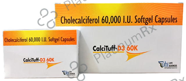 Calcituff-D3 60K Softgel Capsule