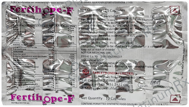 Fertihope F Capsule 10s