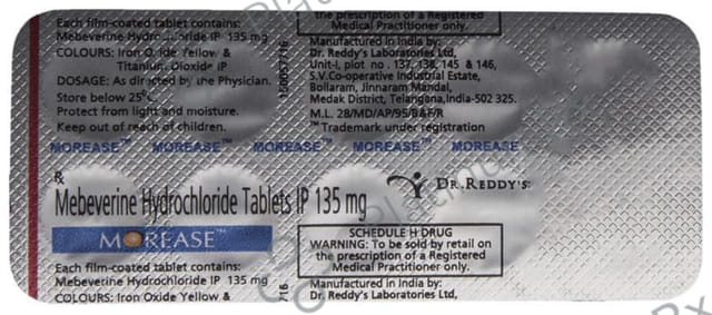 Morease 135mg Tablet 10s