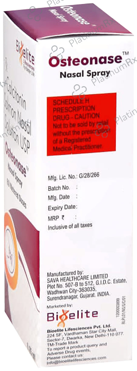 Osteonase 200IU Nasal Spray 60MDI