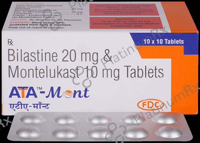 Ata Mont 20/10mg Tablet 10s