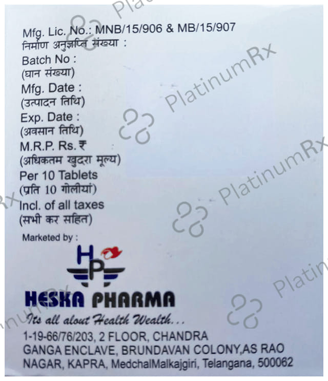 Heseclo MR 100mg/325mg/250mg Tablet 10s