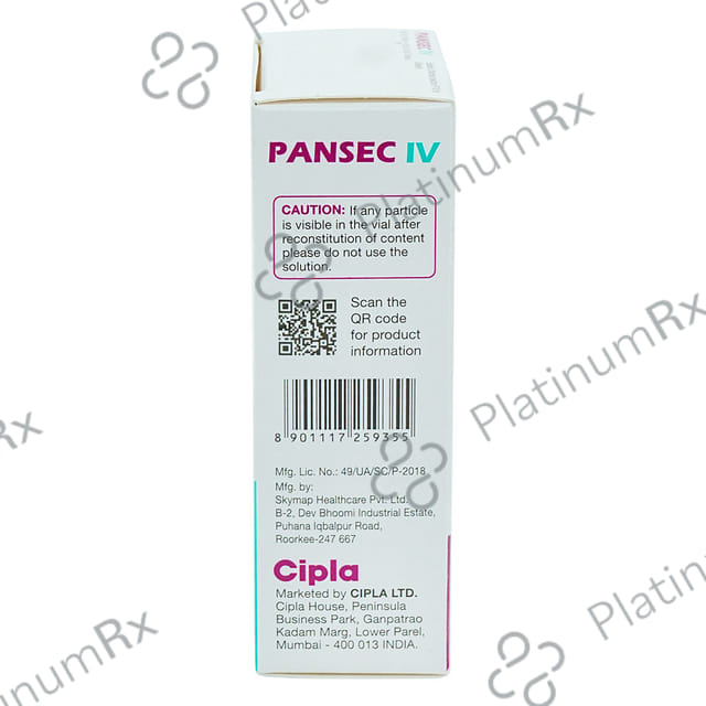 Pansec IV 40mg Injection 1s