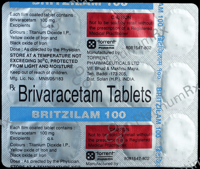 Britzilam 100mg Tablet 15s