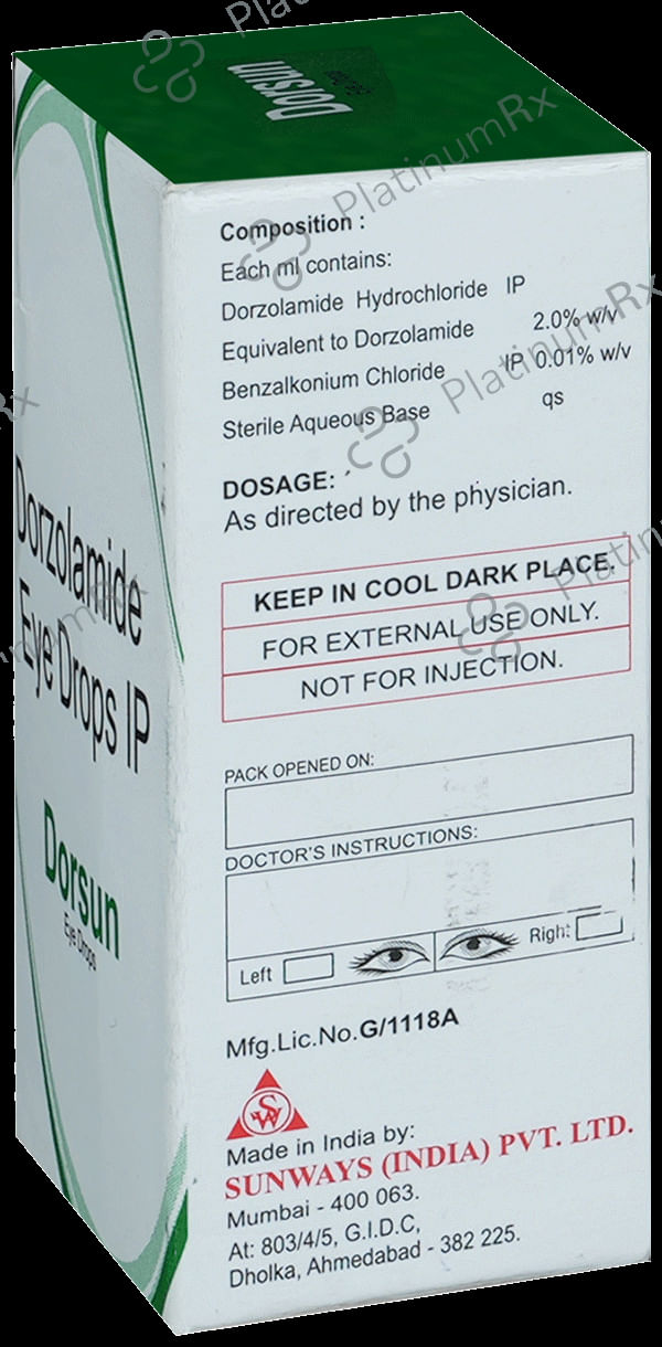 Dorsun 2% Eye Drop 5ml