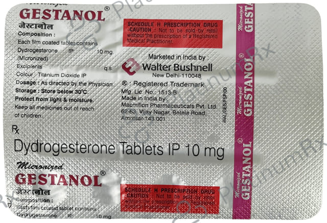 Gestanol 10mg Tablet 10s