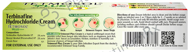 Tetmosol Plus Cream 10gm