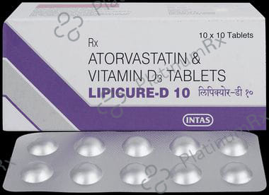 Lipicure D 10/1000IU Tablet 10s