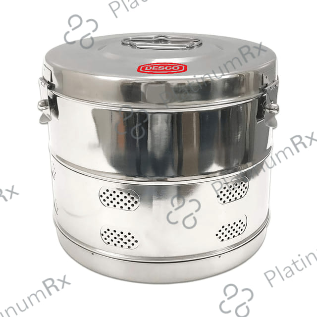 DESCO Dressing Drum Jointed Stainless Steel 202 Grade 6 X 6 Inch