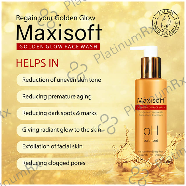 Maxisoft Golden Glow Face Wash