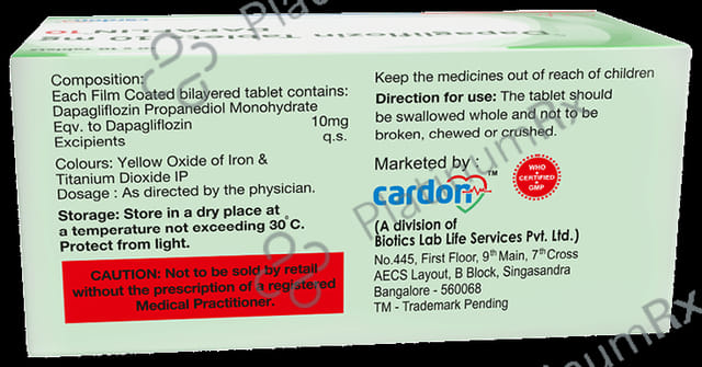 Dapaflin 10mg Tablet
