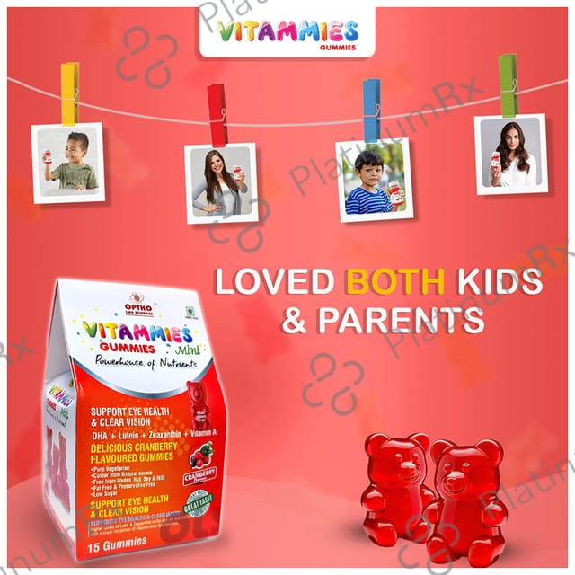 Optho Life Science Vitammies Gummies Cranberry