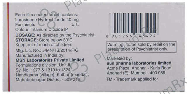 Luramax 40mg Tablet 10s