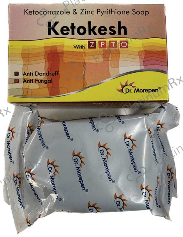 Dr. Morepen Ketokesh with Zpto Soap 75gm