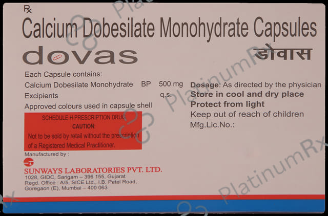 Dovas 500mg Capsule 10s