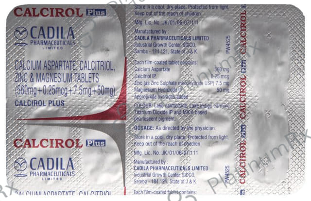 Calcirol Plus Tablet 10s