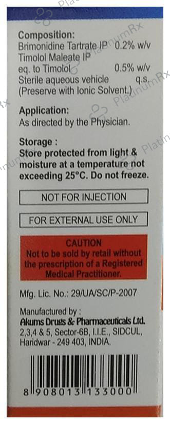 Brimosoft T Eye Drop 5ml