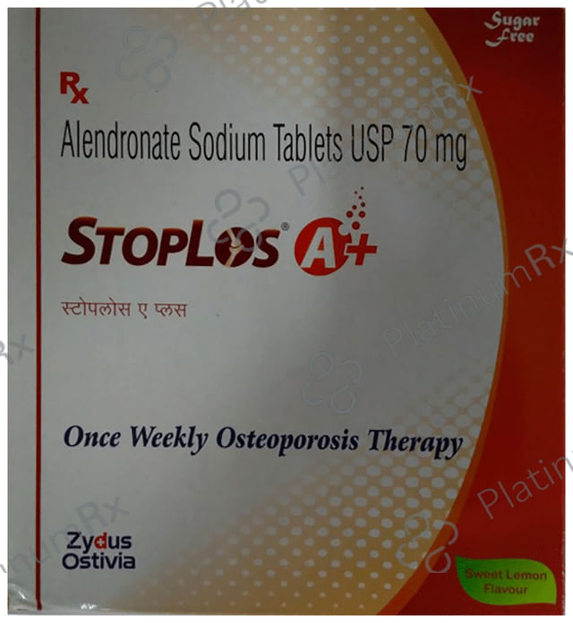 Stoplos A Plus 70mg Flavour Lemon Tablet 4s