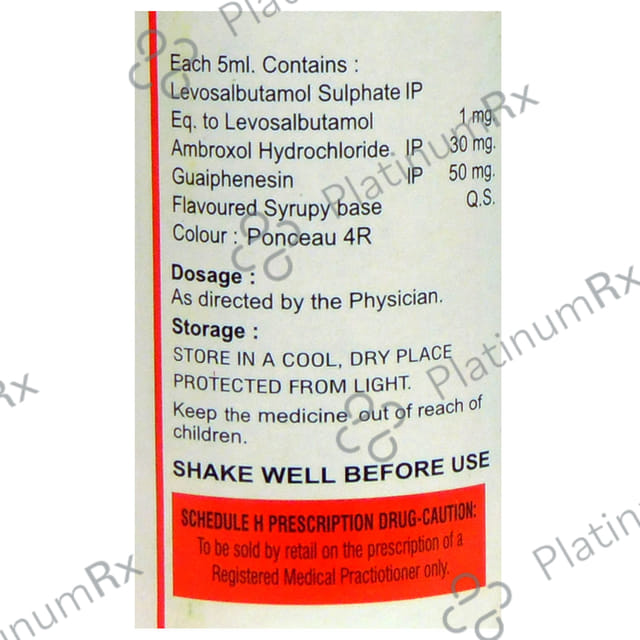 Brodil 15/50/1mg Syrup 60ml