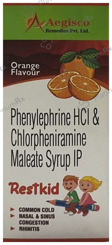 Restkid Orange 2/5mg Syrup 60ml