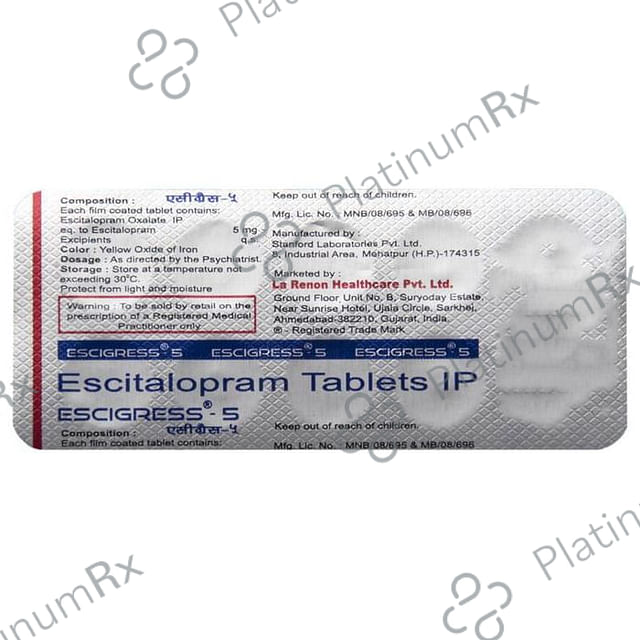 Escigress 5mg Tablet 10s