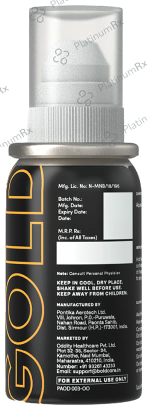 Bold Care Gold Topical Spray