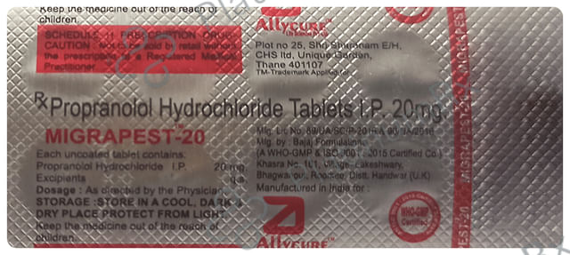 Migrapest 20 Tablet SR