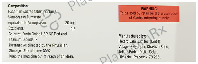 Vonocid 20mg Tablet 10s