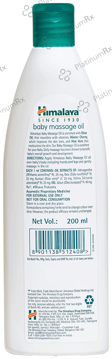 Himalaya Baby Massage Oil 200ml