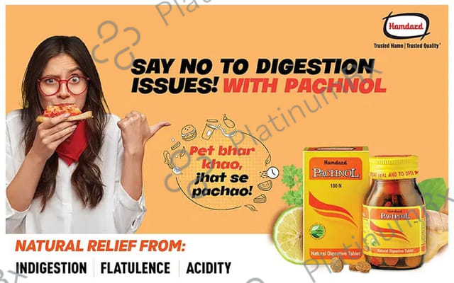 Hamdard Pachnol Natural Digestive Tablet