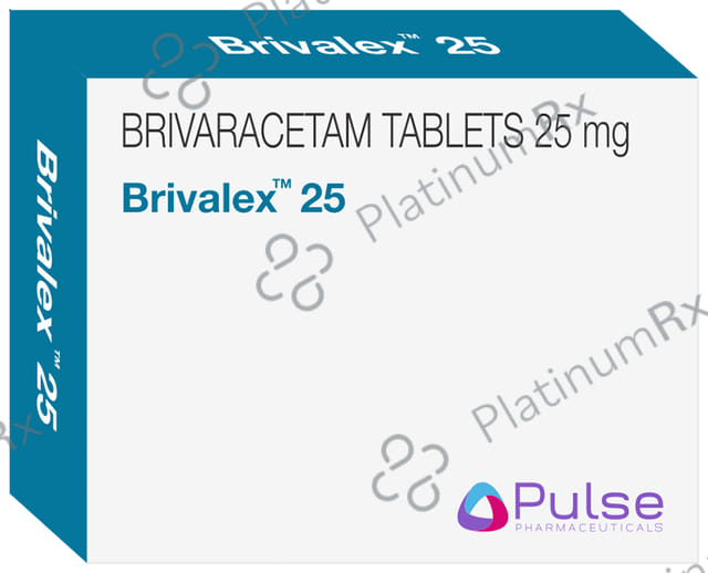 Brivalex 25mg Tablet 15s