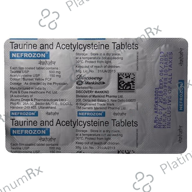 Nefrozon 150/500mg Tablet 10s