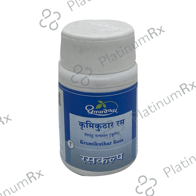 Dhootapapeshwar Krumikuthar Rasa Tablet 60 tablets