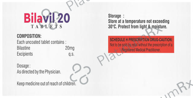 Bilavil 20 Tablet
